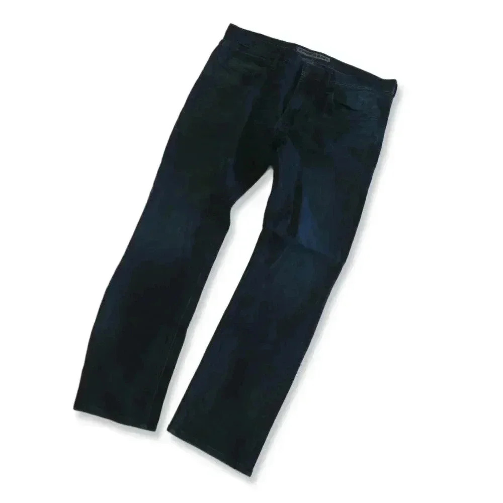 🔥 Express Jeans, Rocco Slim Fit w/Skinny Leg, Size 36x32, Dark Blue, EUC